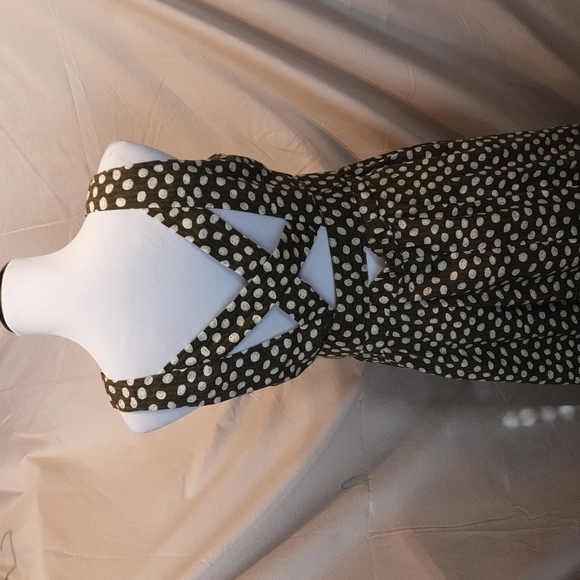 Karen Green Midi Dress w/Detailed Back SZ SM - Picture 4 of 5